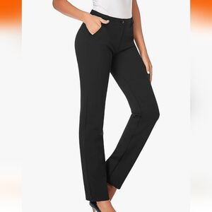 Tapata L yoga style slacks dress pants black